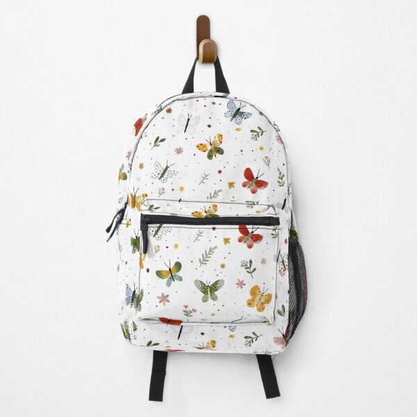 Item preview, Colorful butterflies with floral pattern designed and sold by Danger Design.