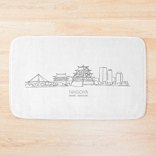 Item preview,  Urban Landscape NAGOYA -  Simple line Art designed and sold by store-wasabi.