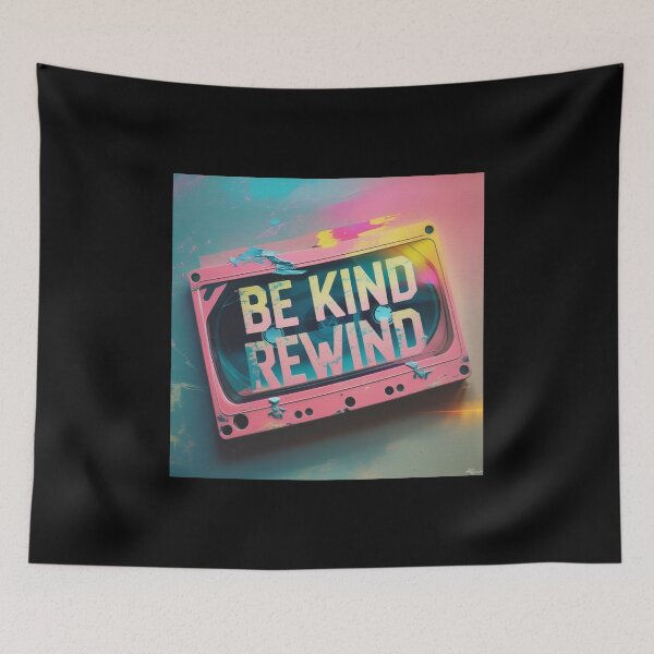 Item preview, Be Kind Rewind Retro VHS Tape Design designed and sold by The Collection.