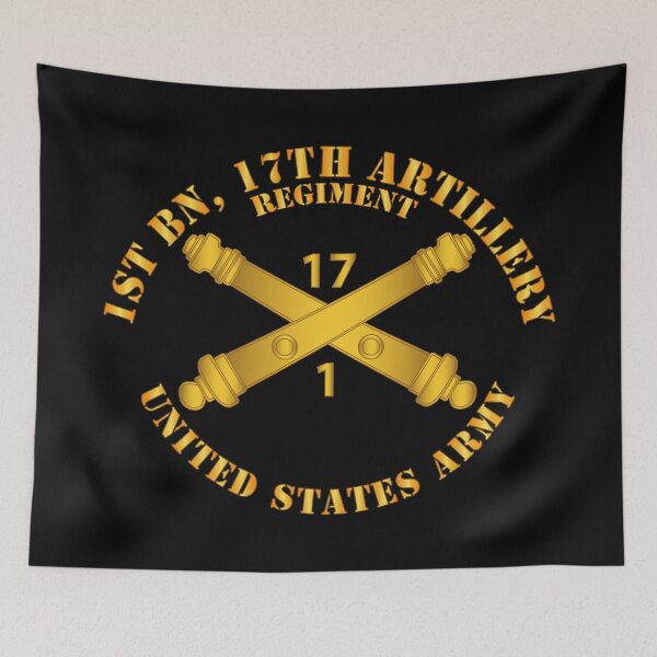 Item preview, Army - 1st Bn 17th Field Artillery Regt - w Arty Branch designed and sold by Military Insignia Products.