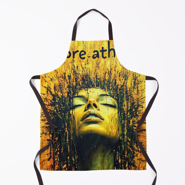 Item preview, Bold Yellow Woman in Breathe Explosion of Paint designed and sold by Taans-Creation.