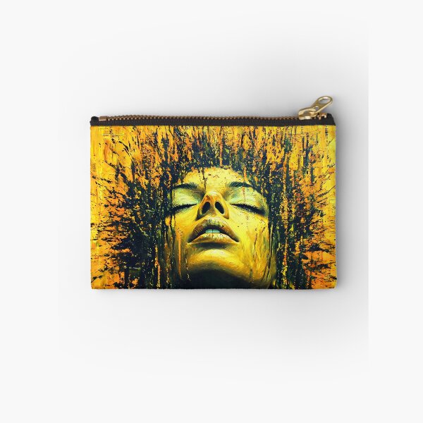 Item preview, Bold Yellow Woman in Breathe Explosion of Paint designed and sold by Taans-Creation.