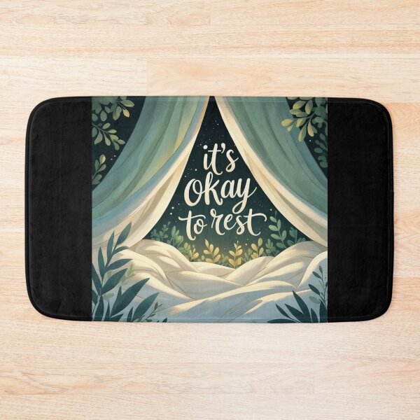 Item preview, It’s Okay to Rest – Calming Self-Care Art Print designed and sold by The Collection.