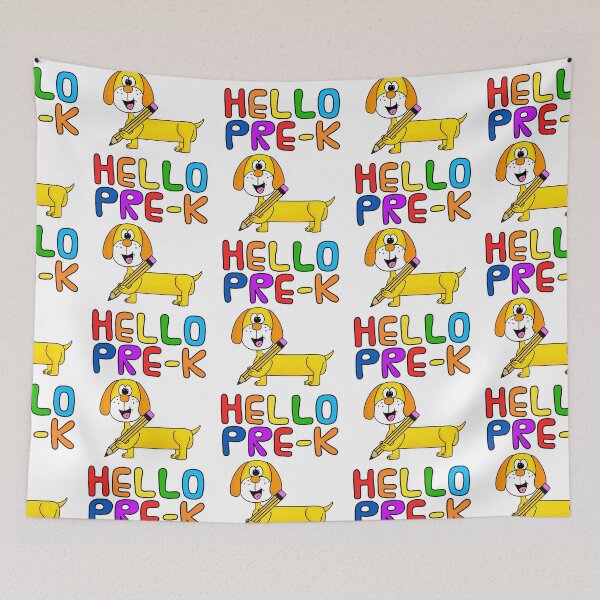 Item preview, Hello Pre-K, Dachshund Dog Teacher, First Day Of School designed and sold by doodlerob.