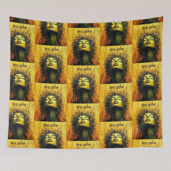 Item preview, Bold Yellow Woman in Breathe Explosion of Paint designed and sold by Taans-Creation.