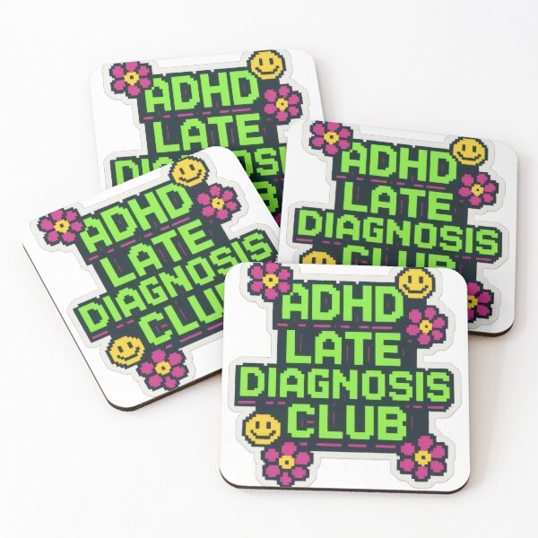 Item preview, Pixel Art ADHD Diagnosis Club Art designed and sold by Trendy Sticker & Merch Collection - Express Yourself.