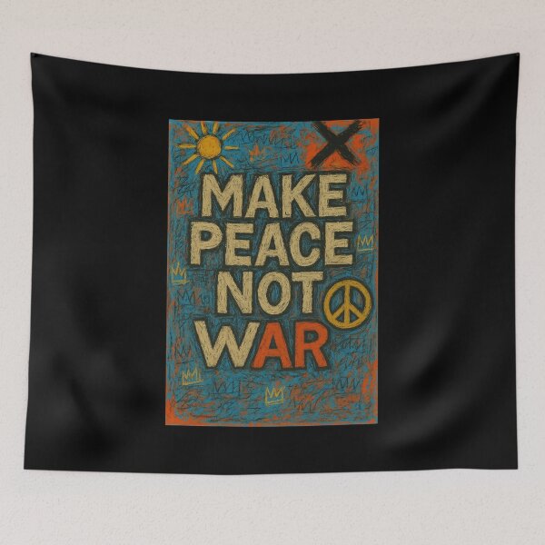 Item preview, Make Peace Not War designed and sold by DIRTYDUNNZ.