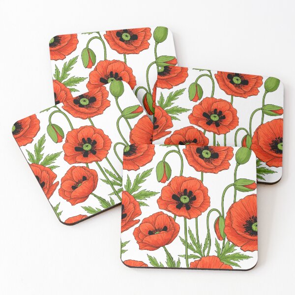 Item preview, Poppy Field Seamless Pattern | Bold & Vibrant Spring Summer Floral Design 2025 designed and sold by  Ojo de Lilith.