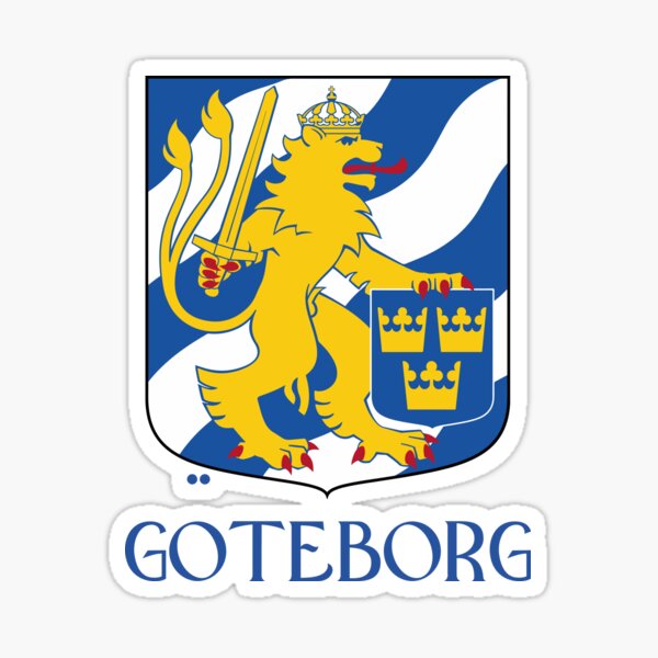 Item preview, Coat of Arms of Gothenburg , Sweden designed and sold by jeshands.