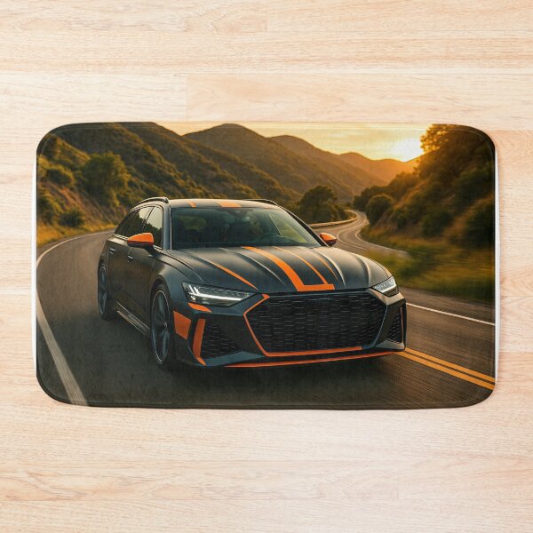 Item preview, Dynamic Performance Car Surrounded By Colorful Artistic Alpine Scenery designed and sold by RevUpDesign.