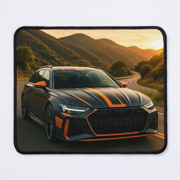 Item preview, Dynamic Performance Car Surrounded By Colorful Artistic Alpine Scenery designed and sold by RevUpDesign.