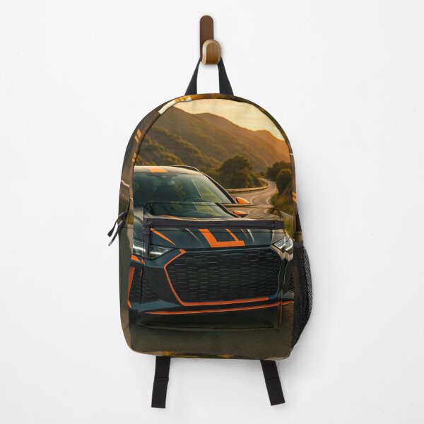 Item preview, Dynamic Performance Car Surrounded By Colorful Artistic Alpine Scenery designed and sold by RevUpDesign.
