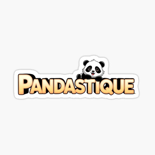 Vista previa del artículo con la obra «¡¡¡Sé Pandastico!!!», diseñado y vendido por Ginger Art.