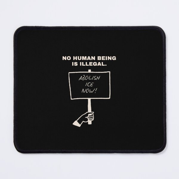 Item preview, No Human Being is Illegal. Abolish ICE Now! designed and sold by leftyshirts.