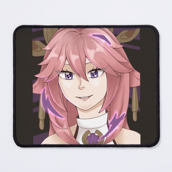 Item preview, Genshin Impact Yae Miko Portrait designed and sold by SketchWthAustin.