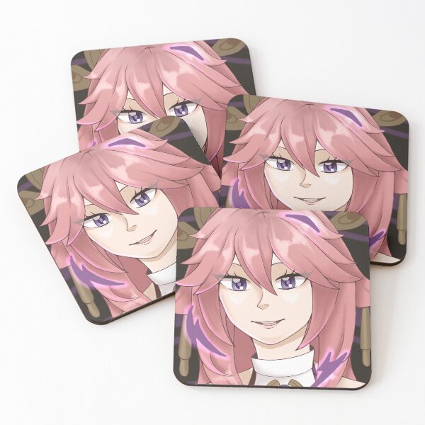 Item preview, Genshin Impact Yae Miko Portrait designed and sold by SketchWthAustin.