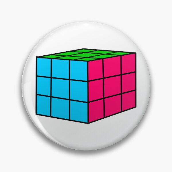 Item preview, Rubik Polysexual Pride Flag Cube designed and sold by HarveyHandcraftsandDesigns.