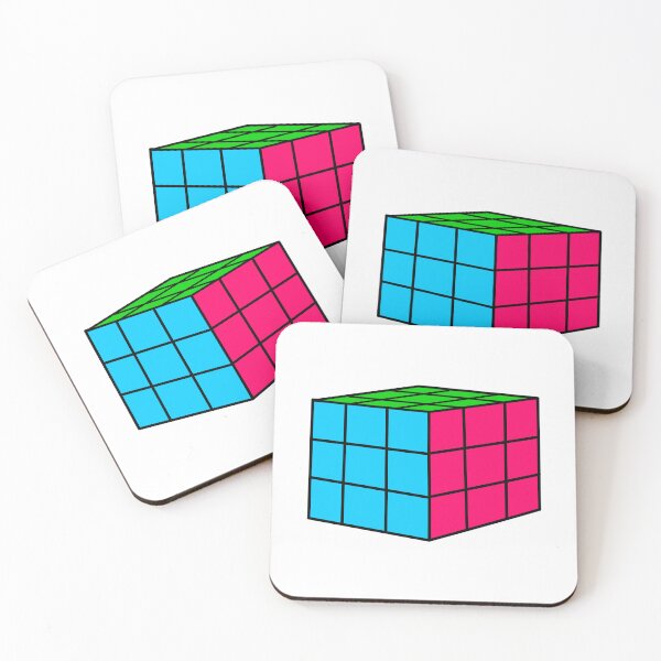 Item preview, Rubik Polysexual Pride Flag Cube designed and sold by HarveyHandcraftsandDesigns.