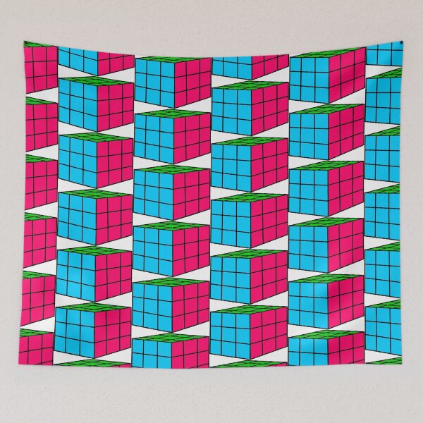 Item preview, Rubik Polysexual Pride Flag Cube designed and sold by HarveyHandcraftsandDesigns.