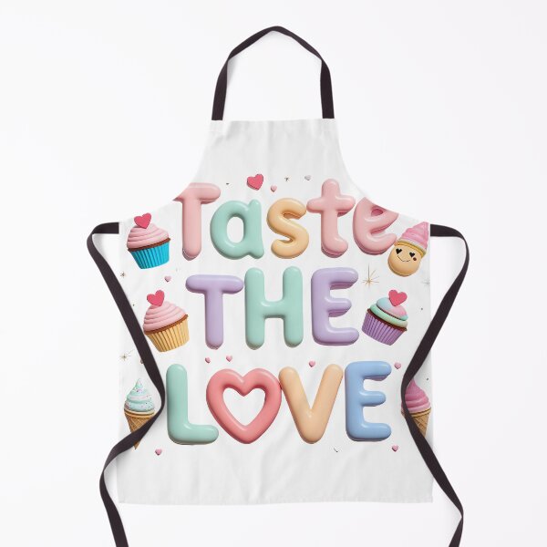 Item preview, Taste the Love – Pastel Pride Text Design | LGBTQ+ Cute & Fun Affirmation Art designed and sold by LoliDesignShop.