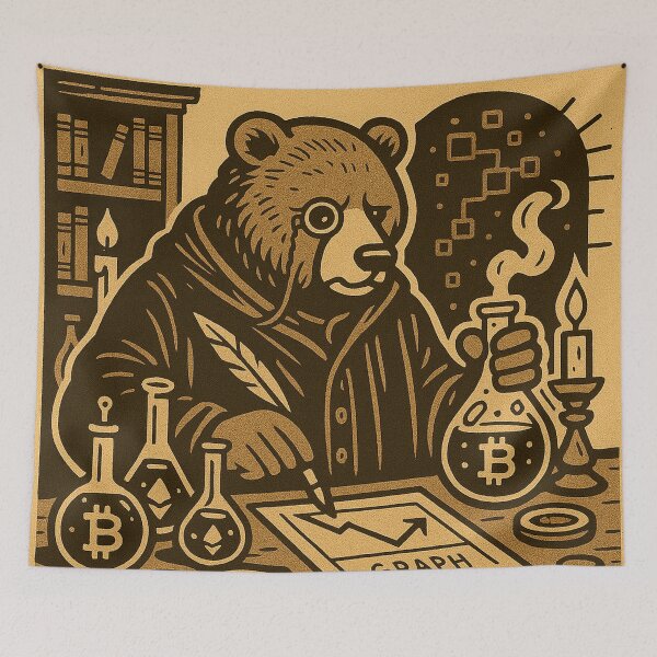 Item preview, Bear Alchemist: The Downtrend Strategist designed and sold by MarinaBlackArt.