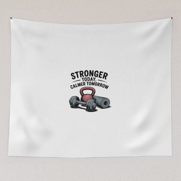 Item preview, Stronger Today, Calmer Tomorrow – Fit & Zen designed and sold by MrERNST.