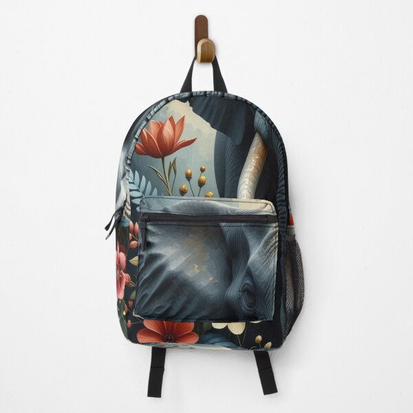 Item preview, Beautiful Floral Elephant Portrait  designed and sold by FlosArtPrintShop.
