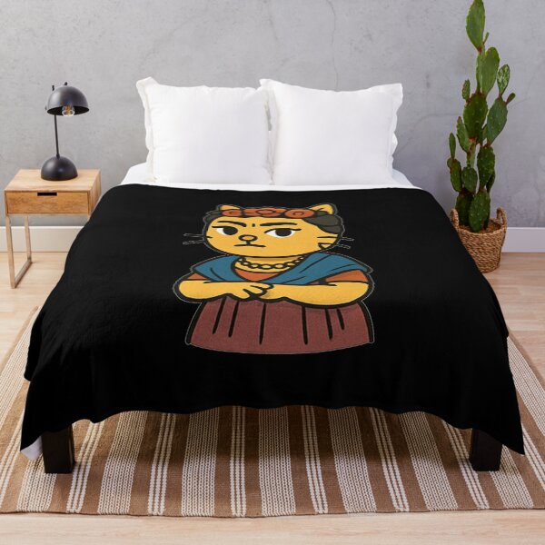 Item preview, Frida Kahlo Cat Version designed and sold by okiiskandarart.