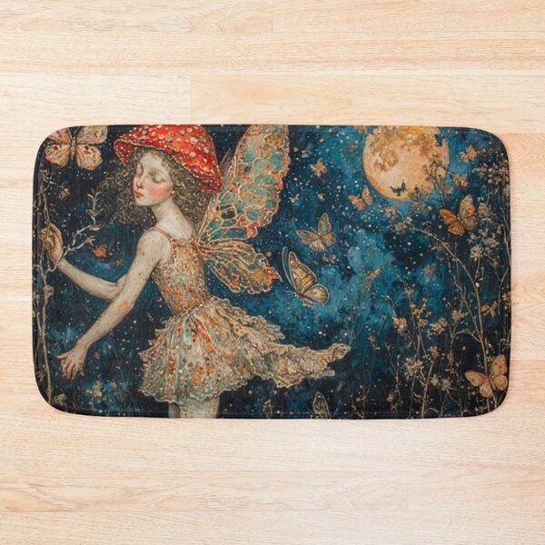Item preview, Psychedelic Mushrooms & Fairy  designed and sold by TheDarkWardrobe.