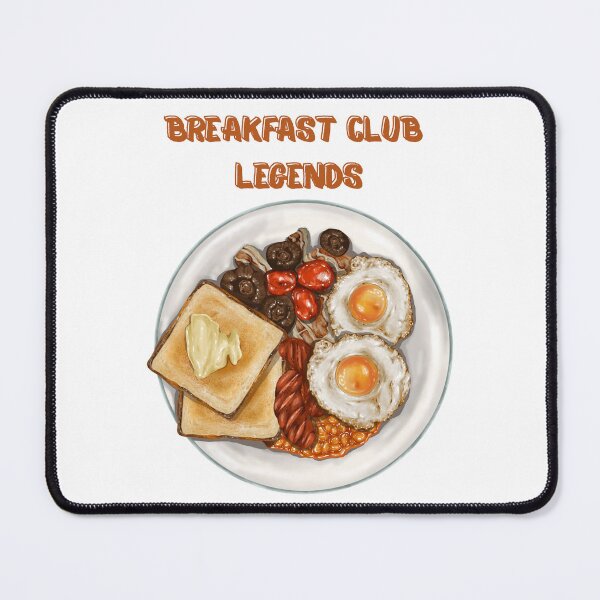 Item preview, Breakfast Club Legends – Cute Egg, Toast & Coffee Character Design for Food Lovers designed and sold by Zezeshop1.