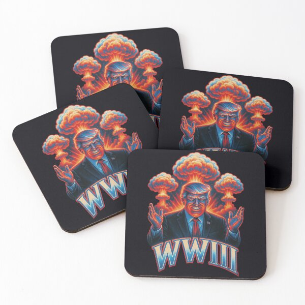 Item preview, War Pig Trump WWIII Nuclear Chaos Political Satire Graphic designed and sold by HappyResistance.