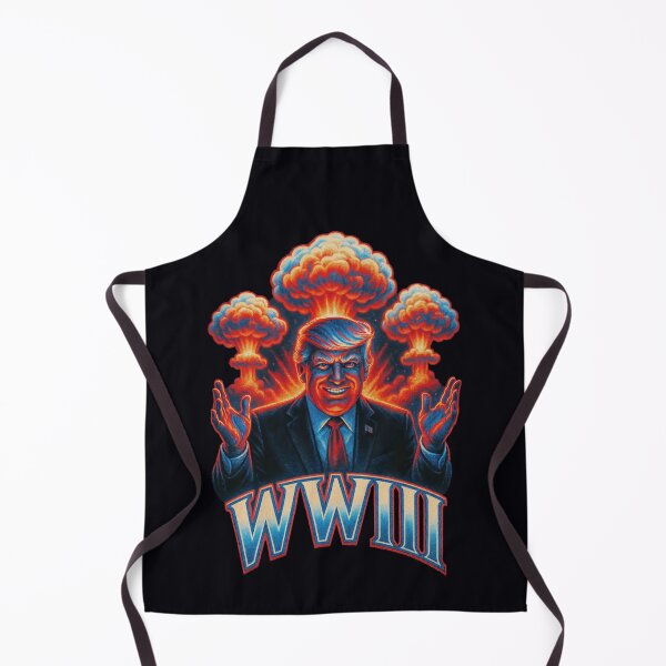 Item preview, War Pig Trump WWIII Nuclear Chaos Political Satire Graphic designed and sold by HappyResistance.