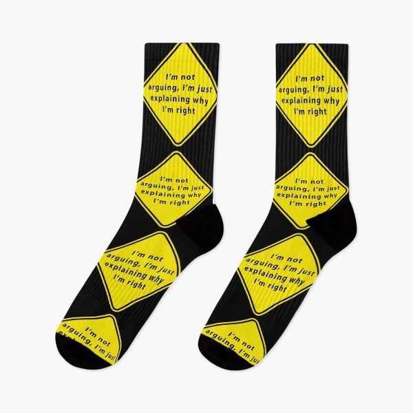 Item preview, Funny Sarcastic Sign: I'm Not Arguing designed and sold by SteadyRolling.