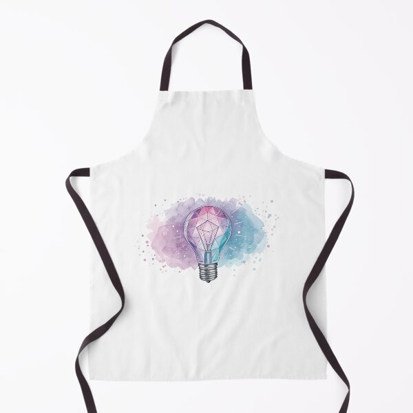 Item preview, Crystal Lightbulb Idea Innovation Design Purple Pink Blue designed and sold by elkuni.