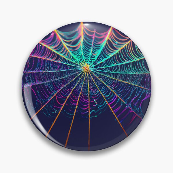 Item preview, Glistening Neon Spider Web designed and sold by AM-Storefront.