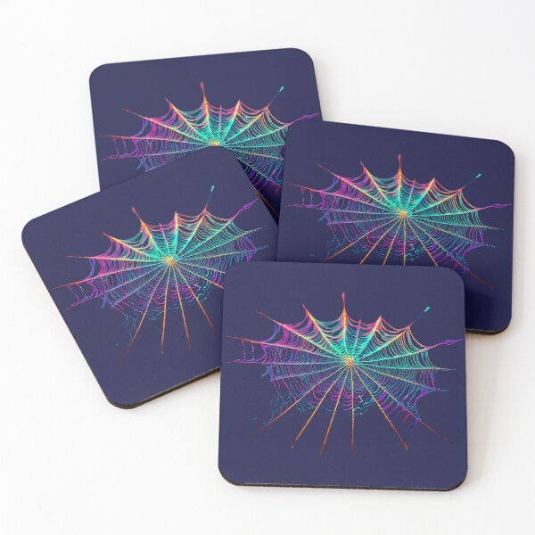 Item preview, Glistening Neon Spider Web designed and sold by AM-Storefront.