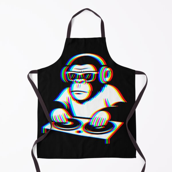 Item preview, Glitch DJ Monkey – Retro EDM Vibes designed and sold by Serbin.