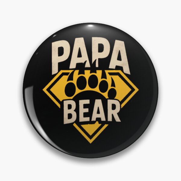 Item preview, Gay bear pride superhero diamond Papa bear bear paw  designed and sold by glx72.