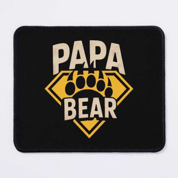 Item preview, Gay bear pride superhero diamond Papa bear bear paw  designed and sold by glx72.
