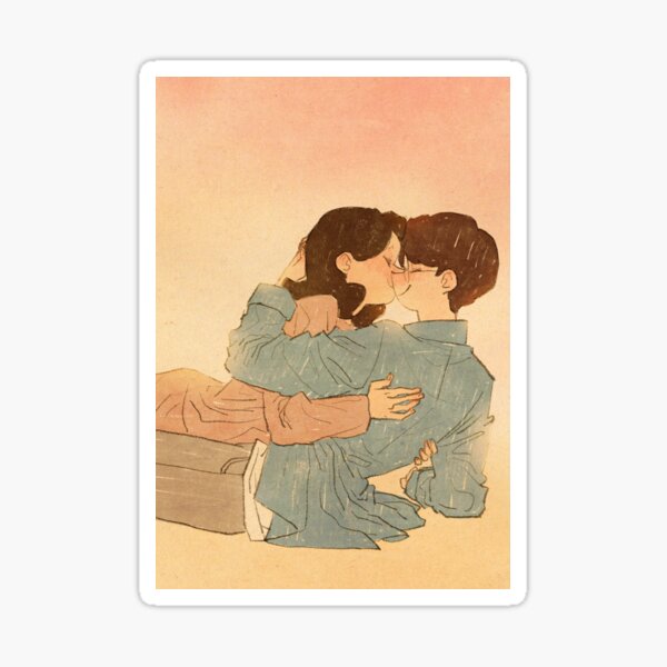 Aperçu de l'œuvre Le baiser du jour créée et vendue par Puuung 퍼엉.