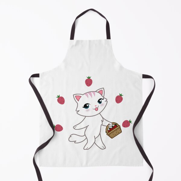 Item preview, Cute Strawberry Cat designed and sold by DesignsByHumbug.