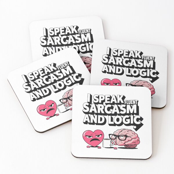 Item preview, I Speak Fluent Sarcasm and Logic – Funny Smart Quote Design for Teens & Adults designed and sold by DigitalColorInk.