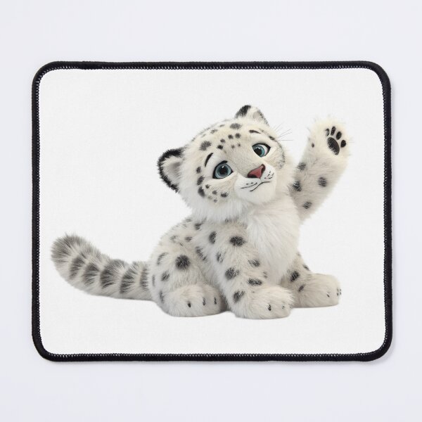 Item preview, Cute Snow Leopard Stuffed toy designed and sold by elkuni.