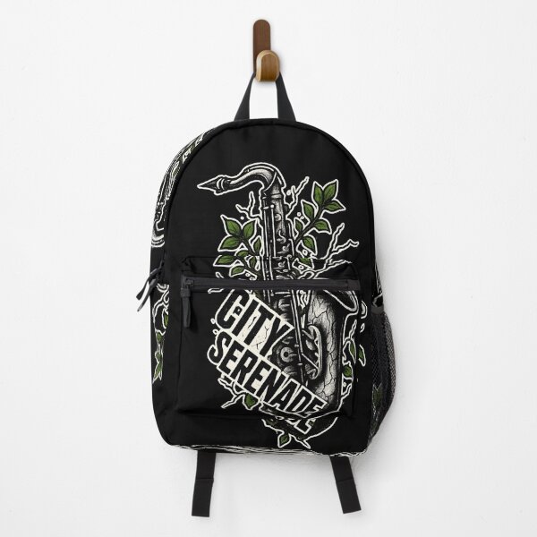 Item preview, City Serenade Saxophone Design with Urban Jazz and Nature Fusion Style designed and sold by Shoot-The-Moon.