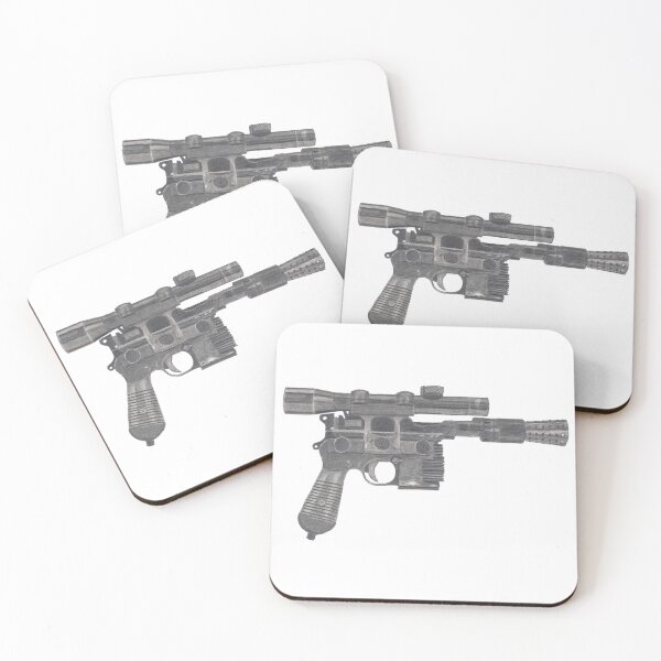 Artikelvorschau, Han Solo Blaster in Graphit entworfen und verkauft von Jhpdesignco.