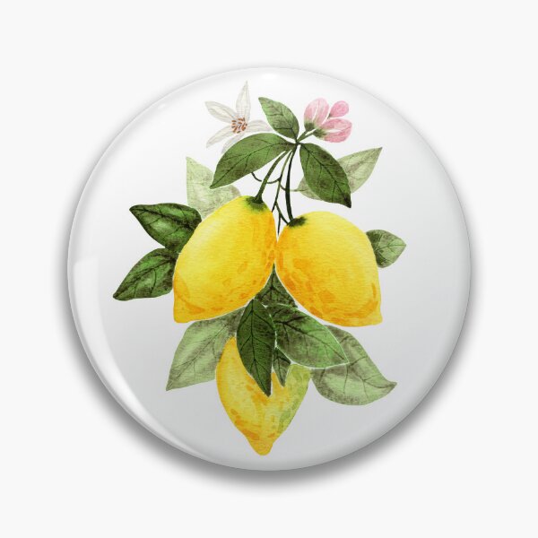 Item preview, Limoni di Sorrento (Lemons in Watercolor) designed and sold by andrebalest.art.