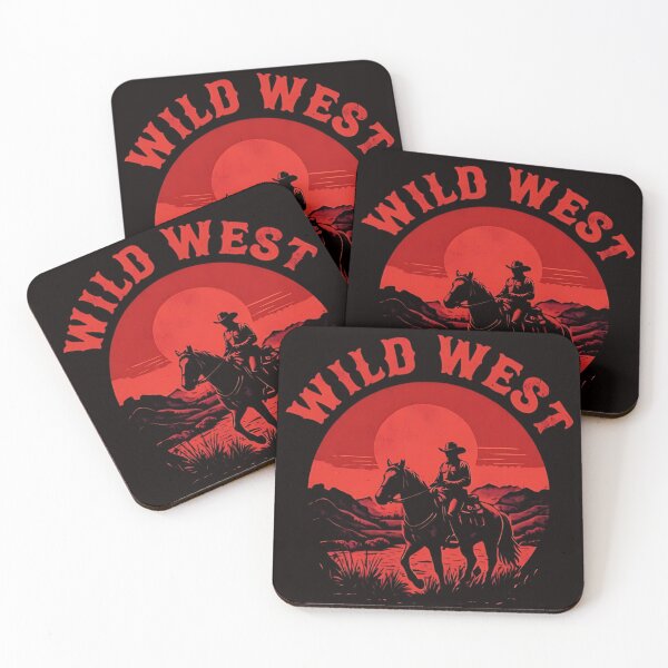 Item preview, Wild West Cowboy – Vintage Western Sunset Design   designed and sold by The-Daily-Drape.