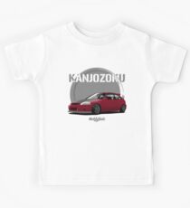 Kanjozoku Civic (red) Kids Tee
