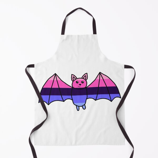 Item preview, Cute Omnisexual Pride Flag Bat designed and sold by ChloeCosDesigns.