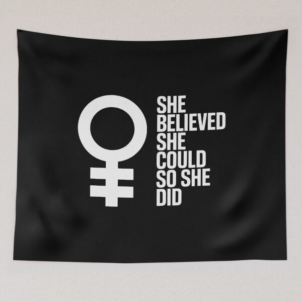 Item preview, SHE BELIEVED SHE COULD SO SHE DID designed and sold by SignumShop.